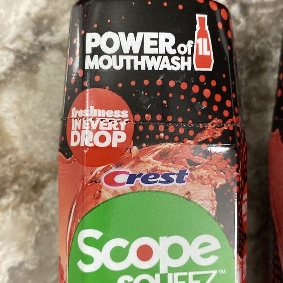 5 PACK Scope Squeez Mouthwash Concentrate, Cinnamint, 50mL Bottle - Picture 4 of 10